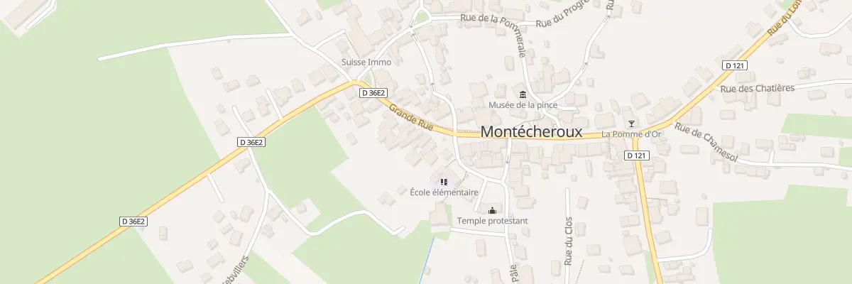 Plan du 33 Gr Grande Rue à Montécheroux