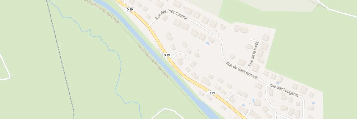 Plan du 6 Rue du Gal de Gaulle à Essert