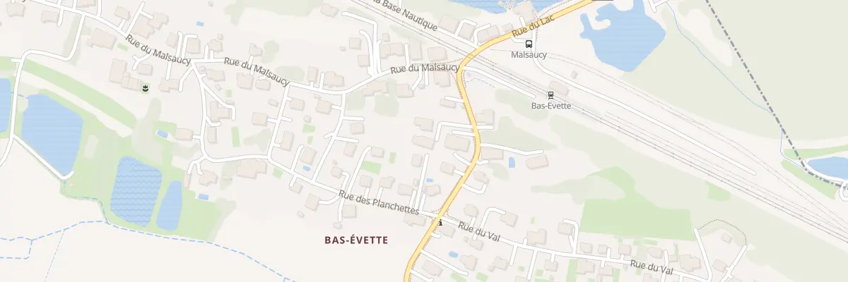 Plan du 21A Rue du Lac à Évette-Salbert