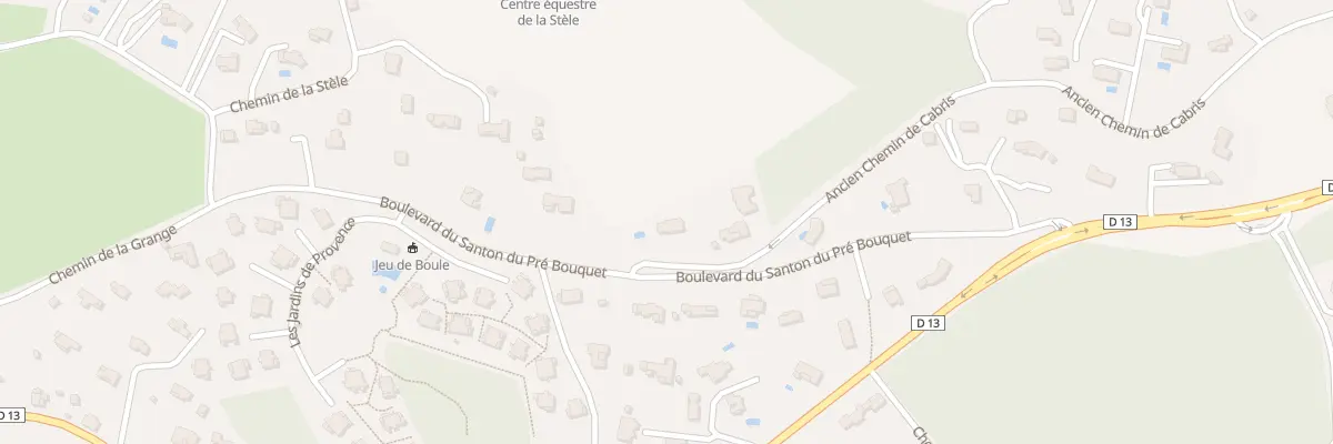 Plan du 615 Bd du Santon de Pre Bouquet à Saint-Cézaire-sur-Siagne