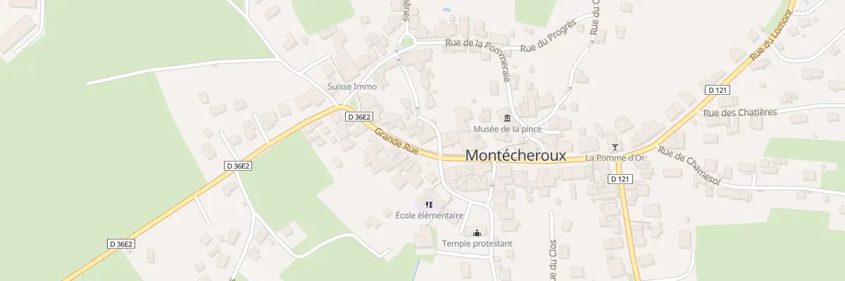 Plan du 28 Gr Grande Rue à Montécheroux