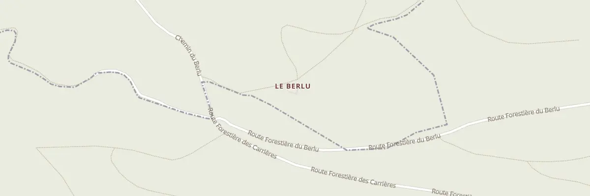 Plan du 2 Che du Berlu à Liézey
