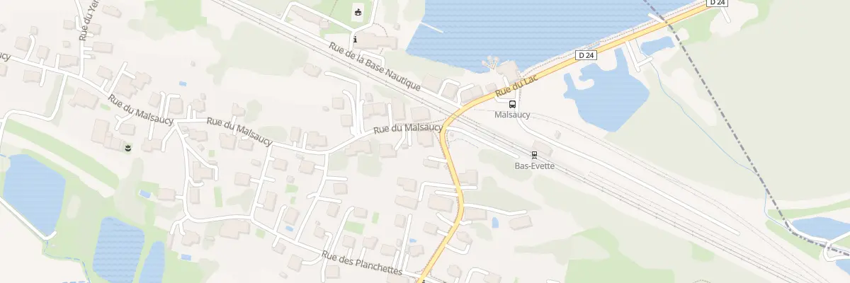 Plan du 1 Rue du Malsaucy à Évette-Salbert