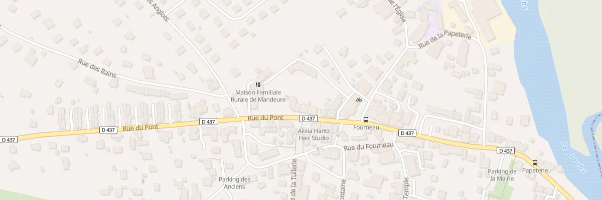 Plan du 12 Rue du Pont à Mandeure