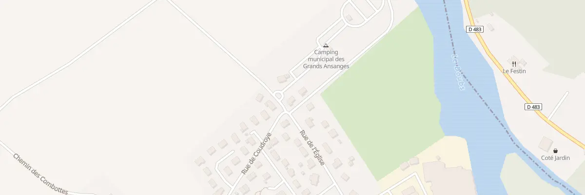 Plan du 52 Rue de l’Église à Mandeure