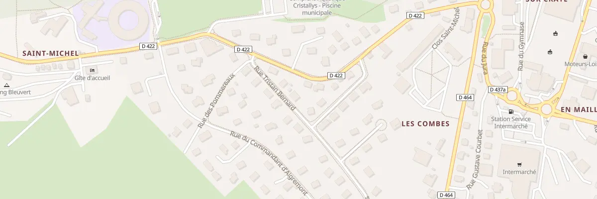 Plan du 6 Rue Tristan Bernard à Charquemont