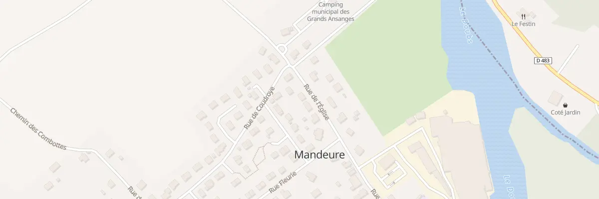 Plan du 51 Rue de l’Église à Mandeure