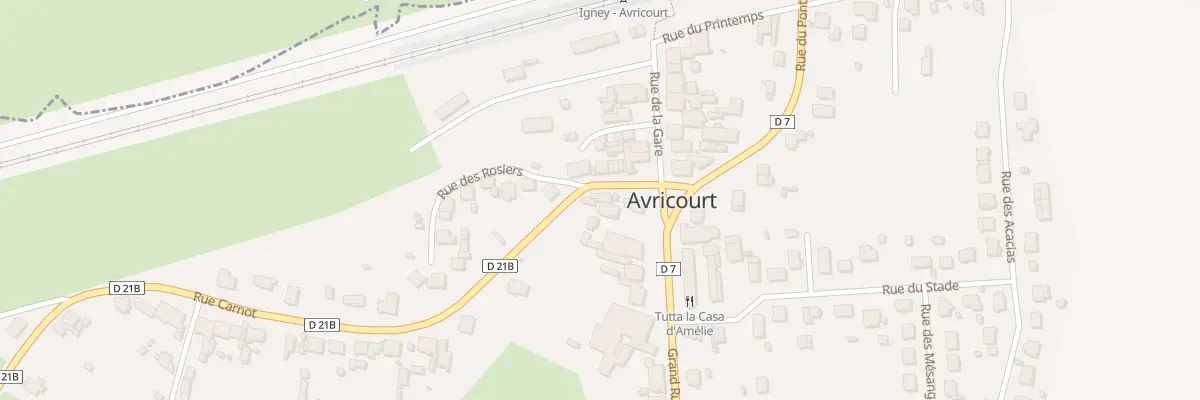 Plan du 1 Rue Carnot à Avricourt