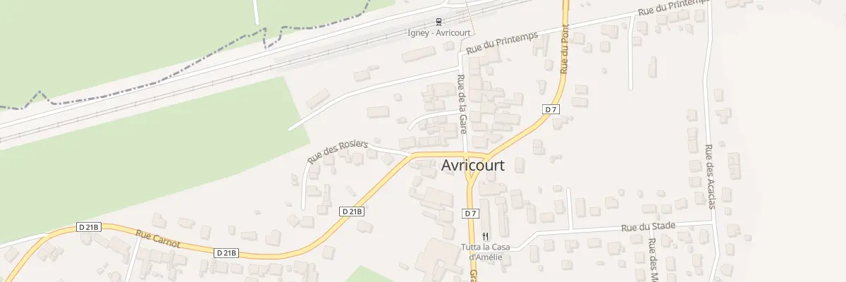Plan du 6 Rue Carnot à Avricourt