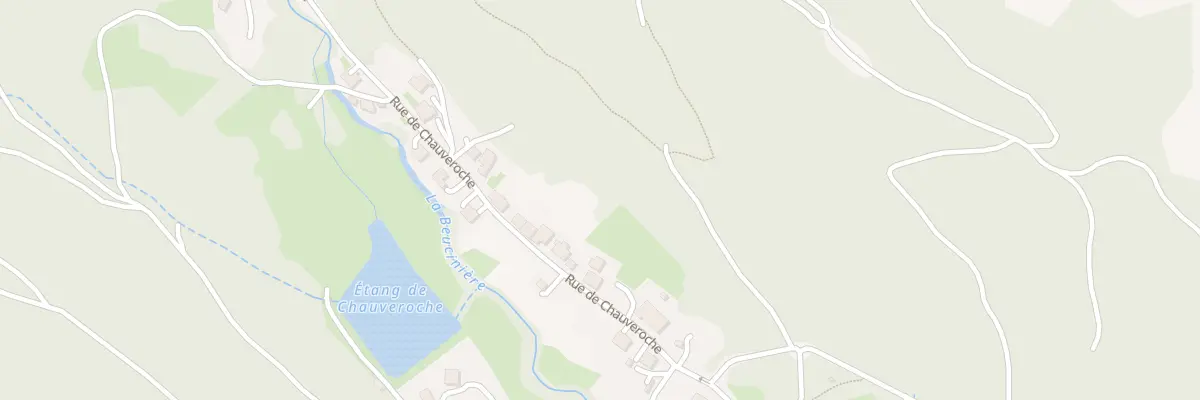 Plan du 21 Rue de Chauveroche à Lepuix