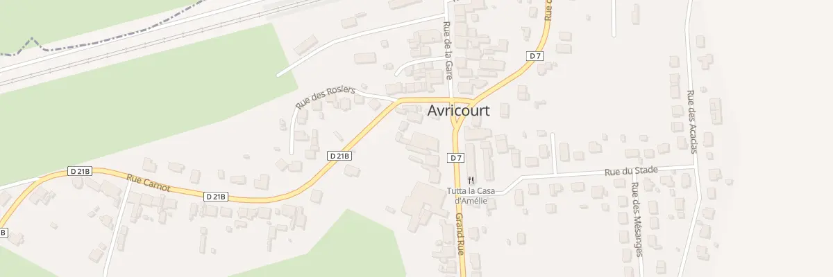 Plan du 5 Grande Rue à Avricourt