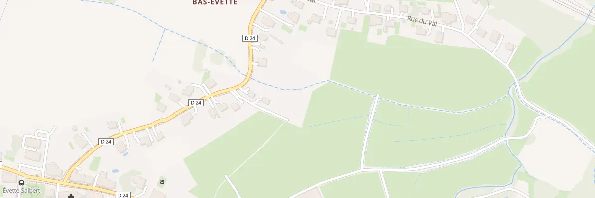 Plan du 12 Rue du Lac à Évette-Salbert