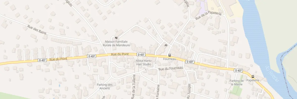 Plan du 6 Rue du Pont à Mandeure