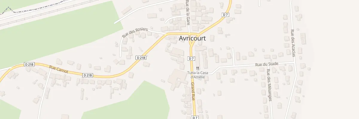 Plan du 7 Grande Rue à Avricourt