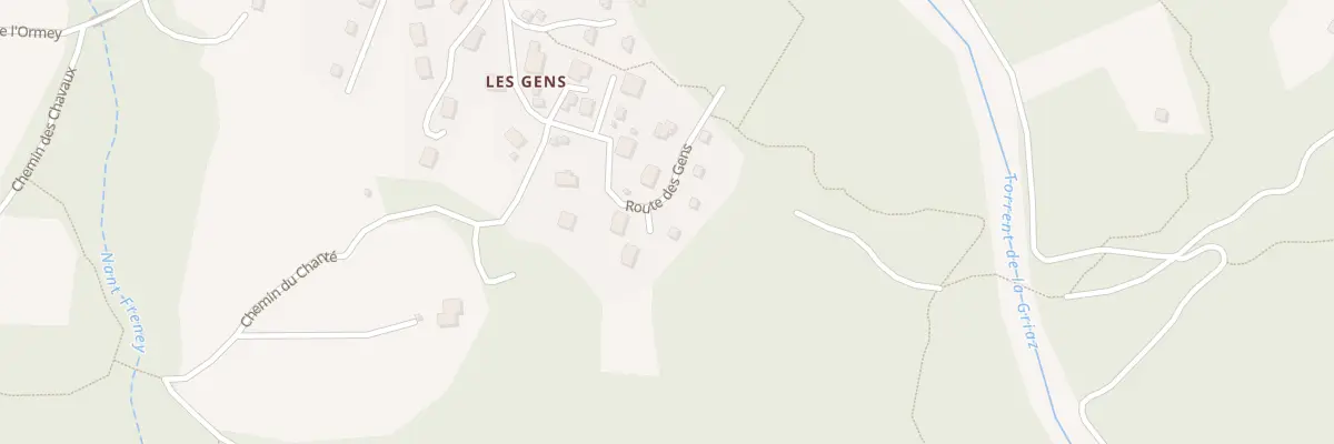 Plan du 999 Rte des Gens aux Houches