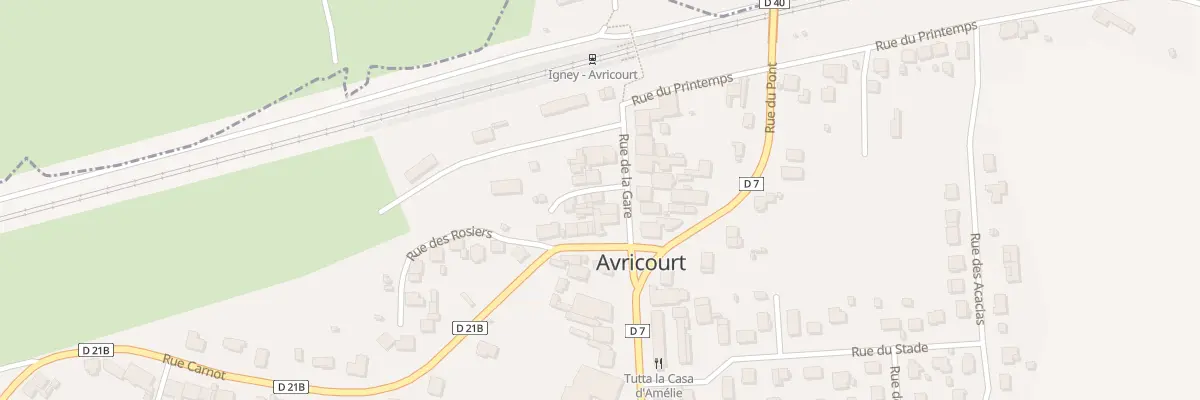 Plan du 1 Imp des Jardins à Avricourt