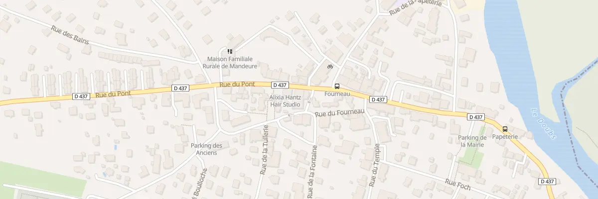 Plan du 3 Rue du Pont à Mandeure