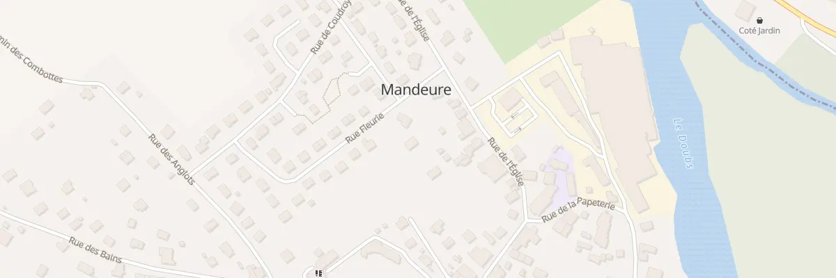 Plan du 41B Rue de l’Église à Mandeure