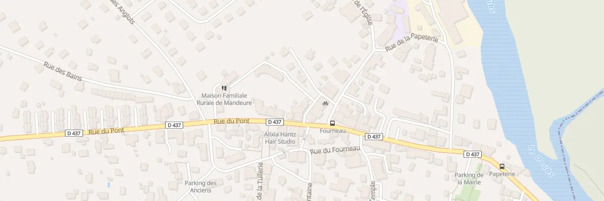 Plan du 3 Rue de l’Église à Mandeure