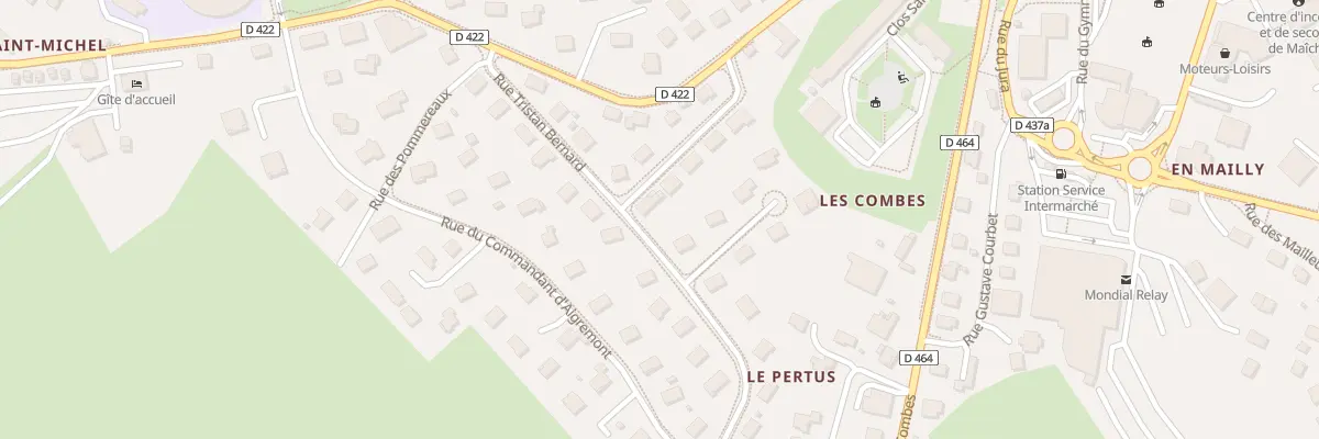 Plan du 9 Rue Tristan Bernard à Maîche