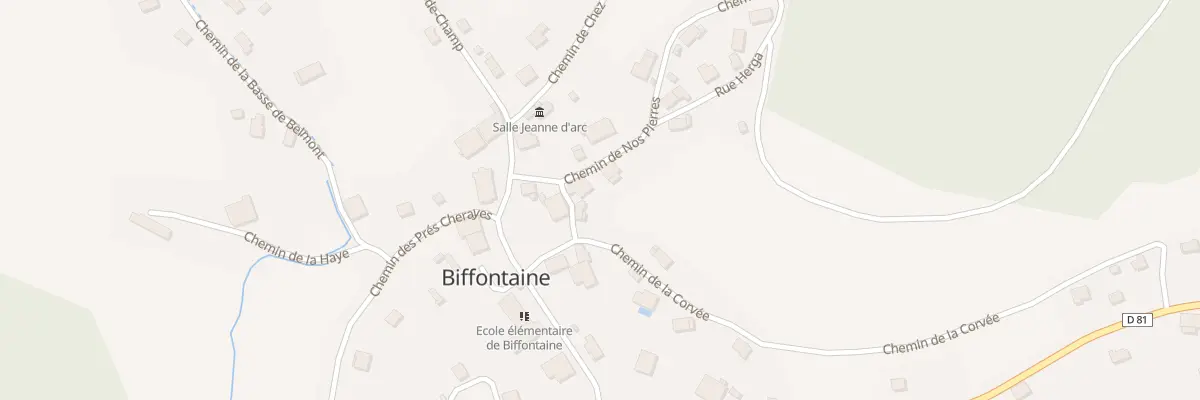 Plan du 48 Che de Nos Pierres à Biffontaine