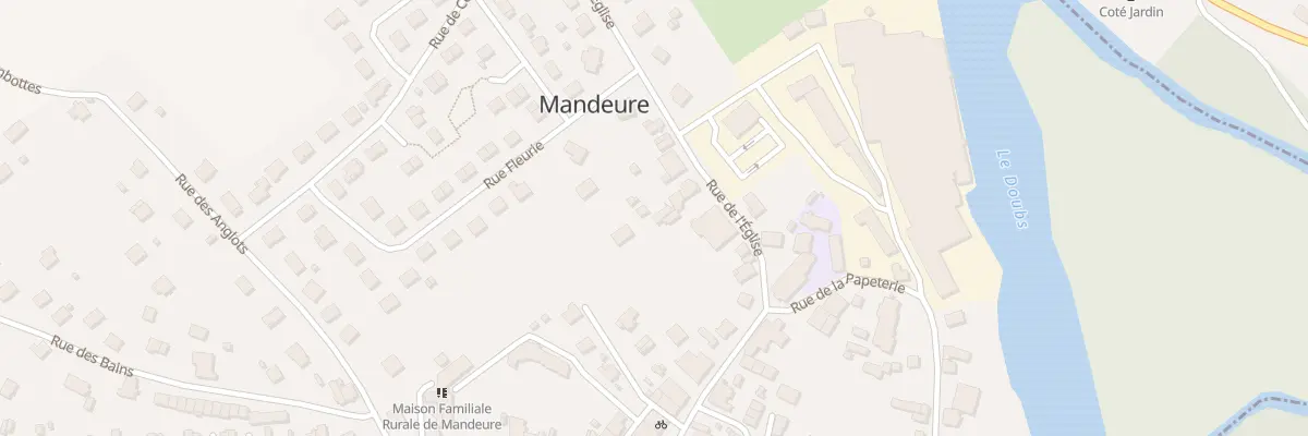 Plan du 37 Rue de l’Église à Mandeure
