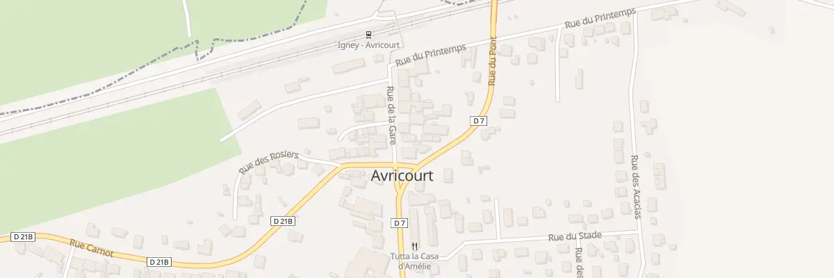 Plan du 4 Rue de la Gare à Avricourt