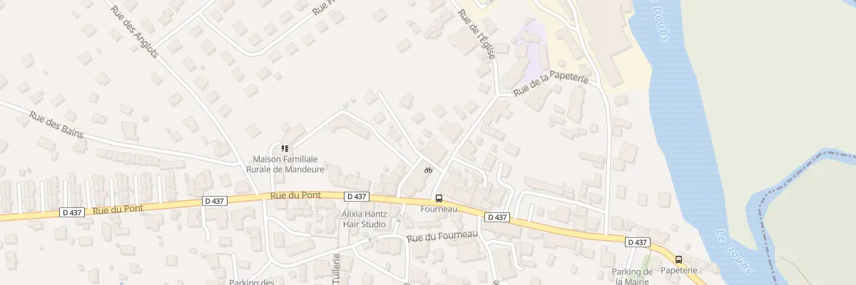 Plan du 11 Rue de l’Église à Mandeure