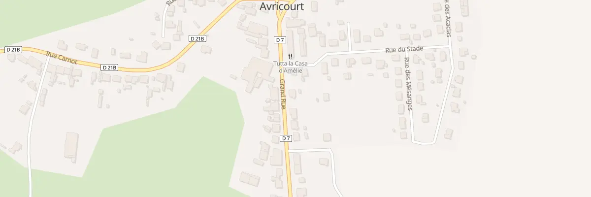 Plan du 12 Grande Rue à Avricourt