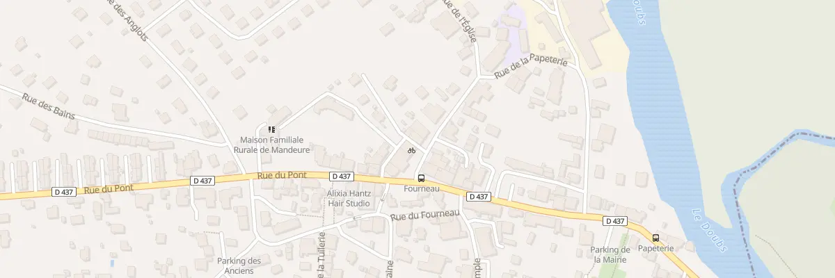 Plan du 9 Rue de l’Église à Mandeure