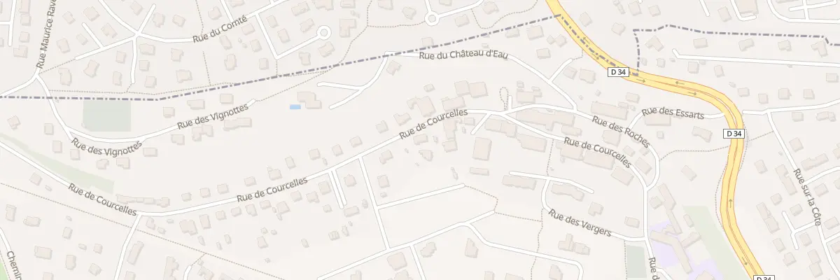 Plan du 19 Rue de Courcelles à Arbouans