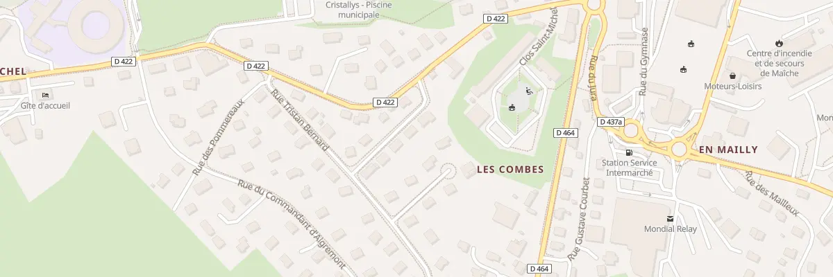 Plan du 3 Rue Tristan Bernard à Maîche