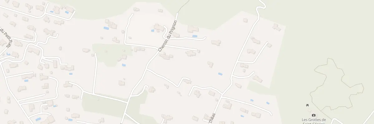 Plan du 376 Che du Prignon à Saint-Cézaire-sur-Siagne