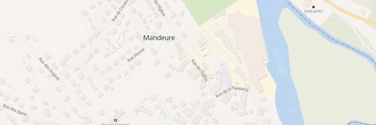 Plan du 29 Rue de l’Église à Mandeure