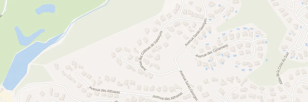 Plan du 223 Av des Collines de Valescure à Saint-Raphaël