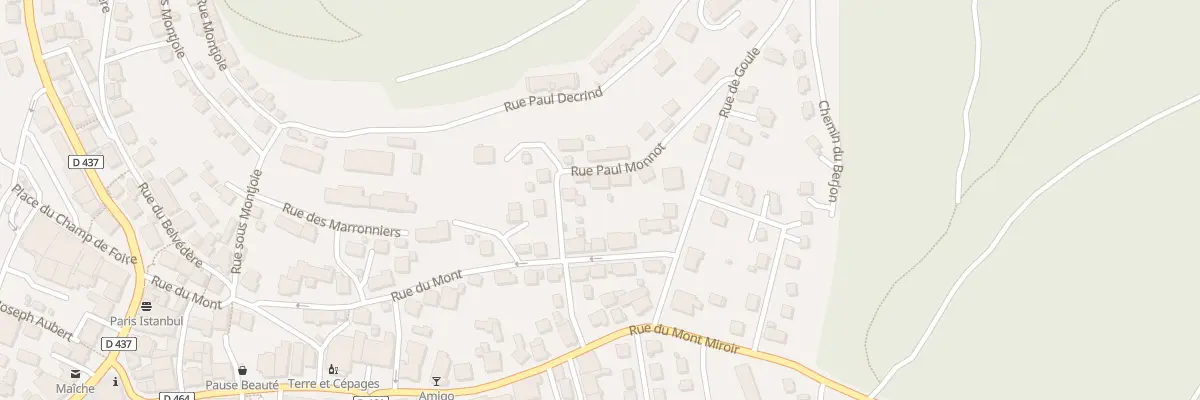 Plan du 6 Rue Paul Monnot à Maîche