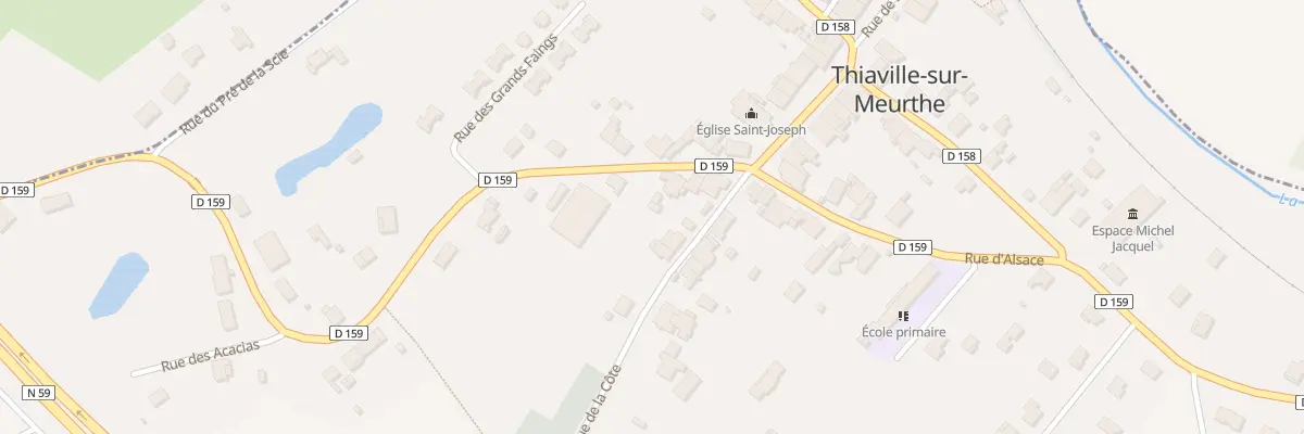 Plan du 5 Rue du Moulin à Thiaville-sur-Meurthe
