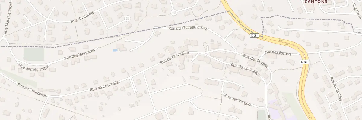 Plan du 17A Rue de Courcelles à Arbouans