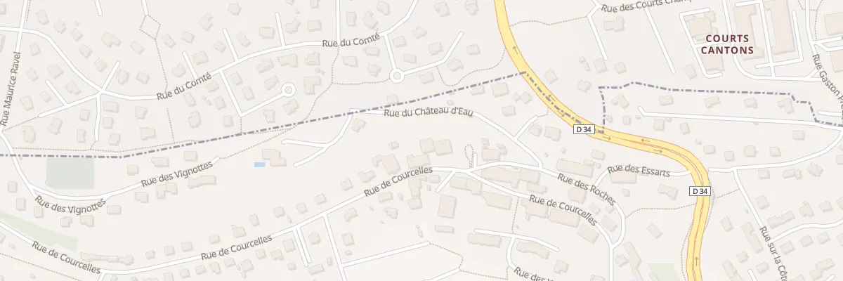 Plan du 18 Rue de Courcelles à Arbouans