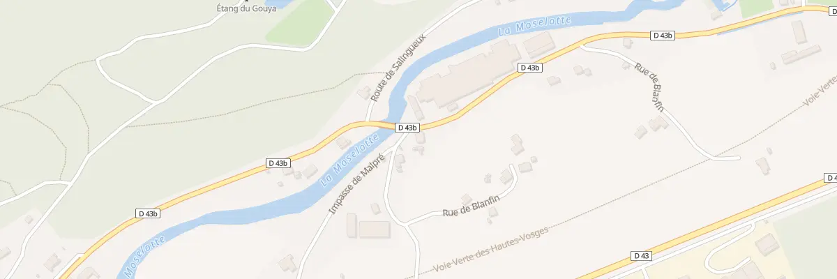 Plan du 18 Rte du Beu à Saulxures-sur-Moselotte