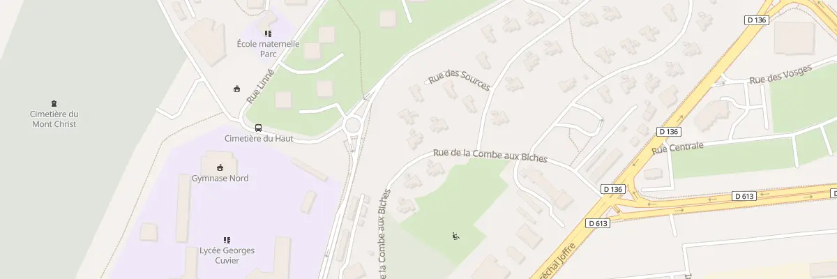 Plan du 5 Rue La Combe aux Biches à Montbéliard