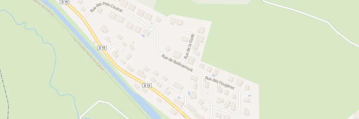 Plan du 1 Rue de la Forêt à Essert