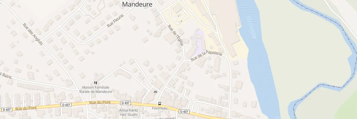 Plan du 19 Rue de l’Église à Mandeure