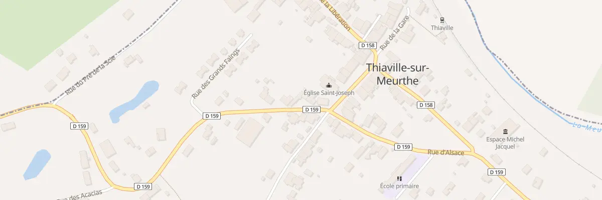 Plan du 6 Rue du Moulin à Thiaville-sur-Meurthe