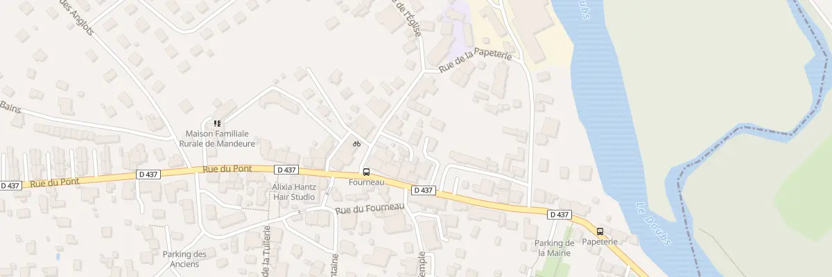 Plan du 6T Rue de l’Église à Mandeure