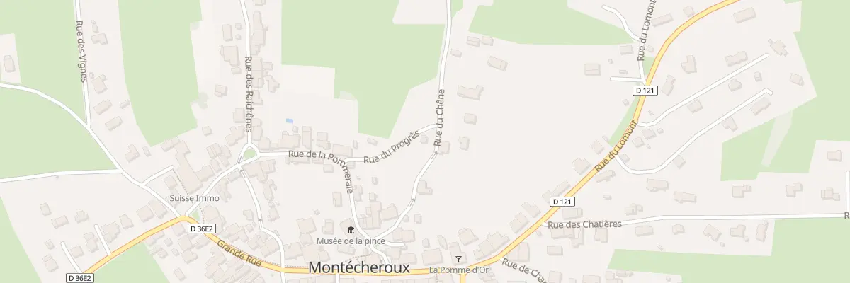 Plan du 5206 Rue du Chêne à Montécheroux