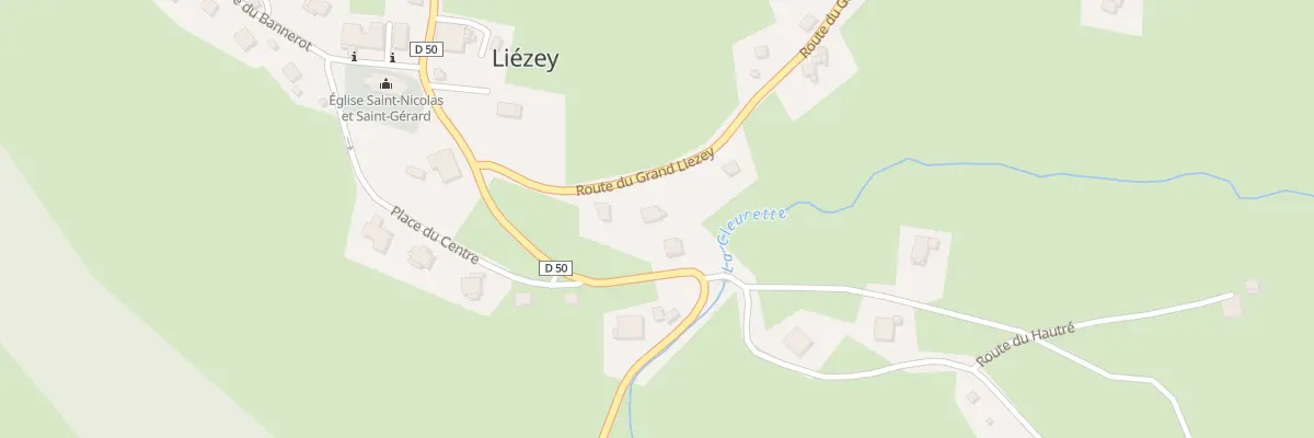Plan du 4 Rte du Grand Liézey à Liézey