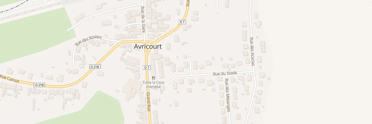 Plan du 5 Rue du Stade à Avricourt