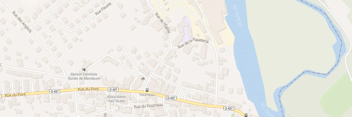 Plan du 20 Rue de l’Église à Mandeure