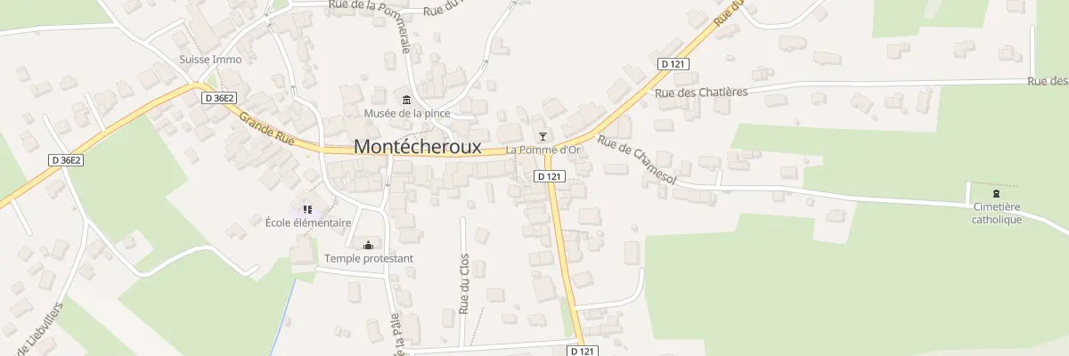 Plan du 4 Rue de St Hippolyte à Montécheroux